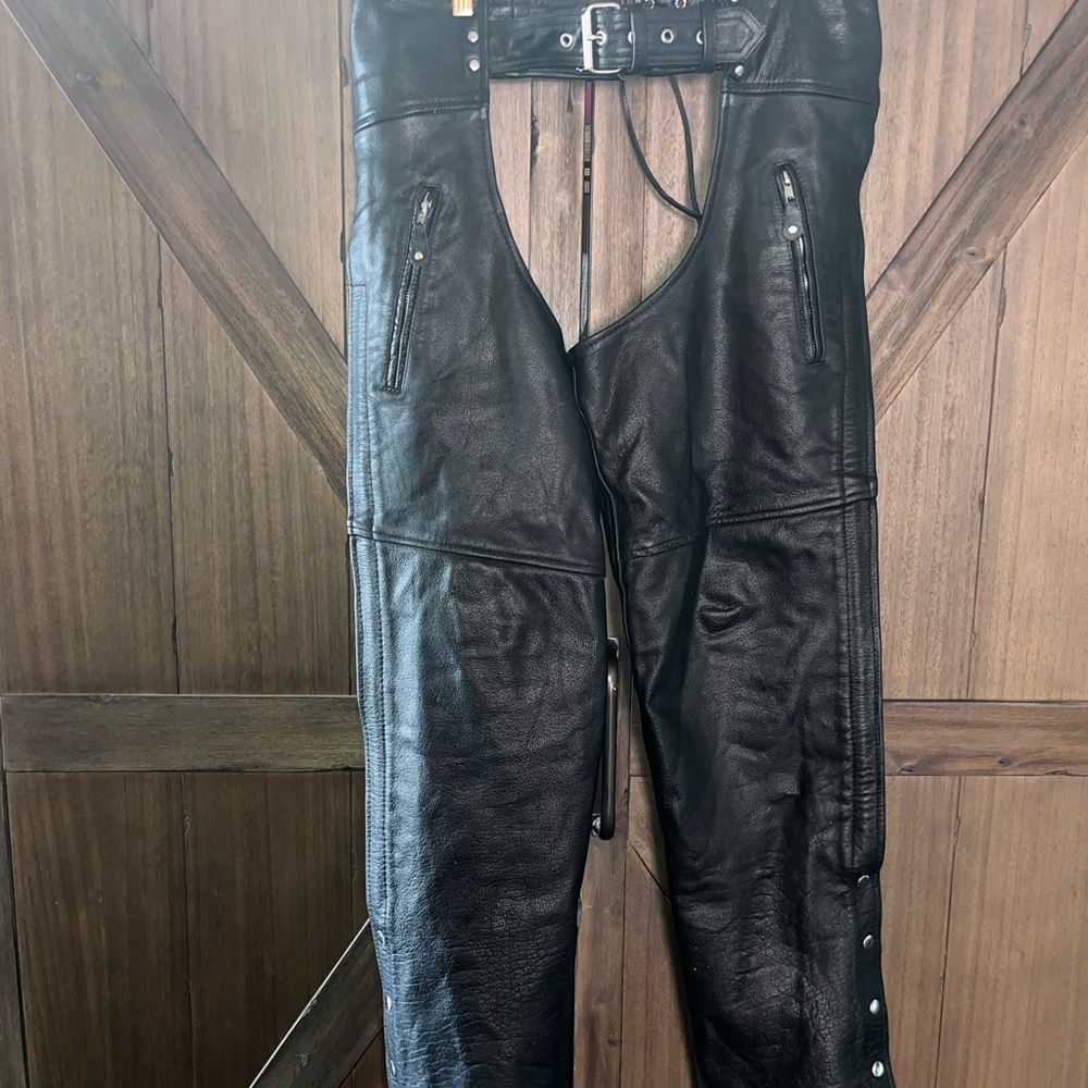 Genuine leather chaps